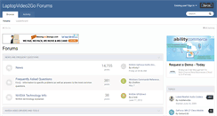 Desktop Screenshot of forums.laptopvideo2go.com